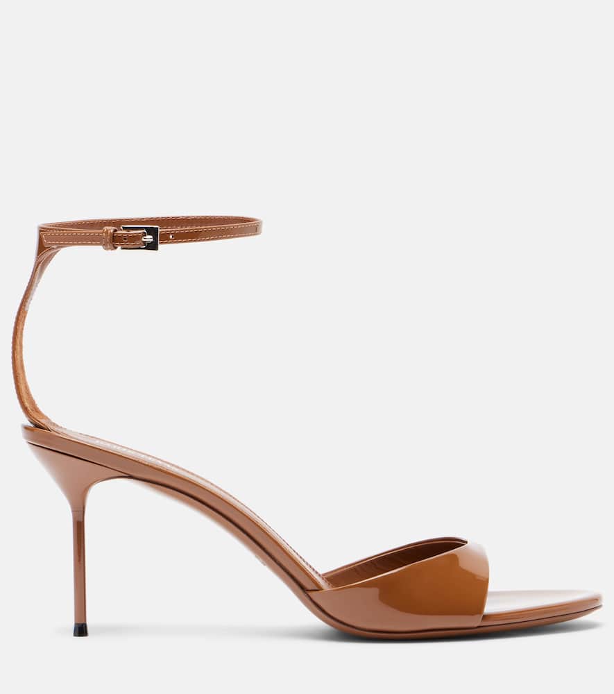 Lidia 70 patent leather mules