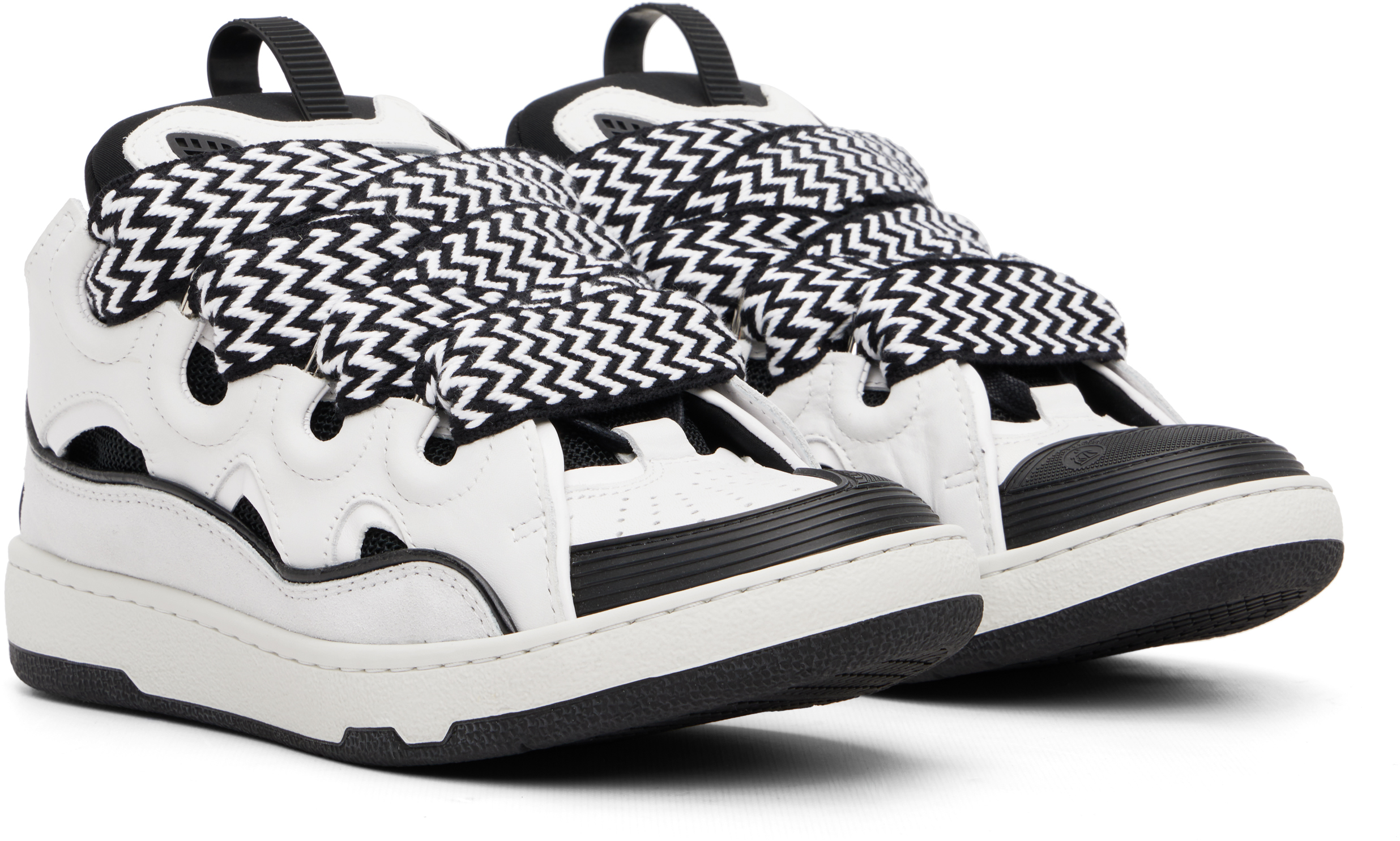 White Curb Sneakers