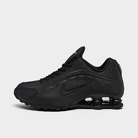 Women's Shox R4 Casual Shoes in Black-BLACK-MA