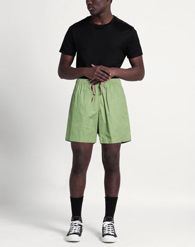 Man Shorts & Bermuda Shorts Sage green Size 30 Cotton