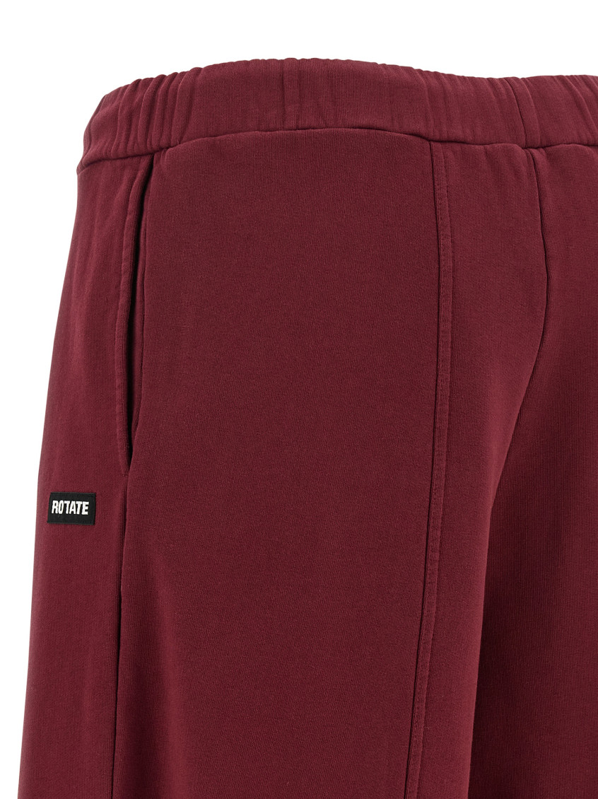 Maroon Terry Back joggers