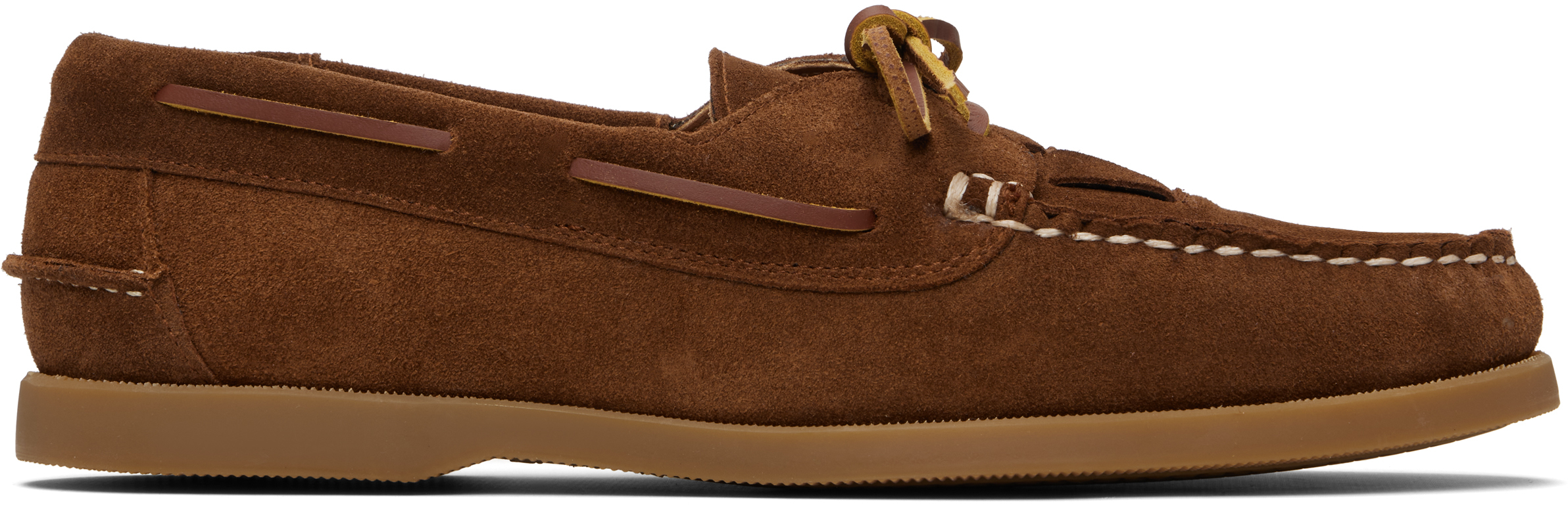 Tan Saler Nautic Suede Boat Shoes