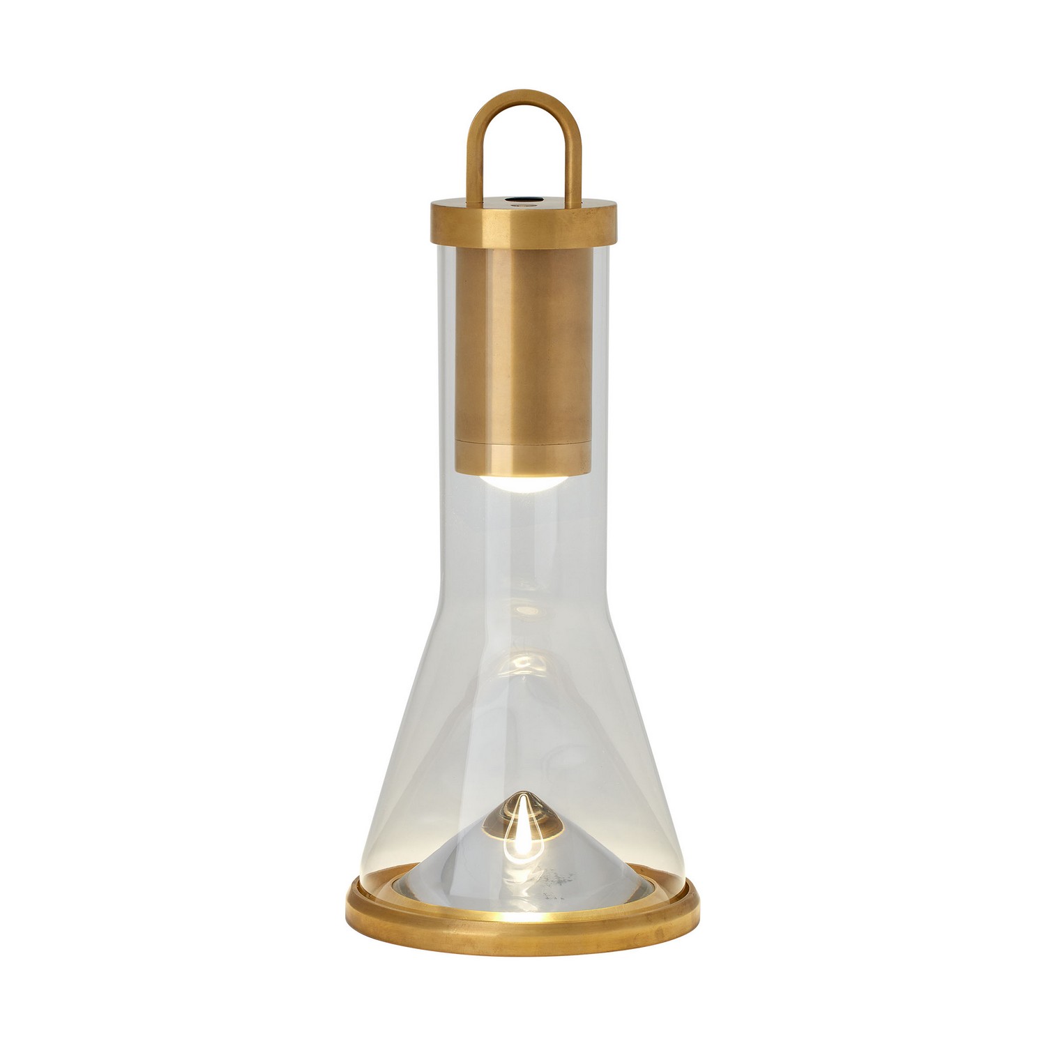 Natural Brass LED Table Lamp from the Kandella Collection