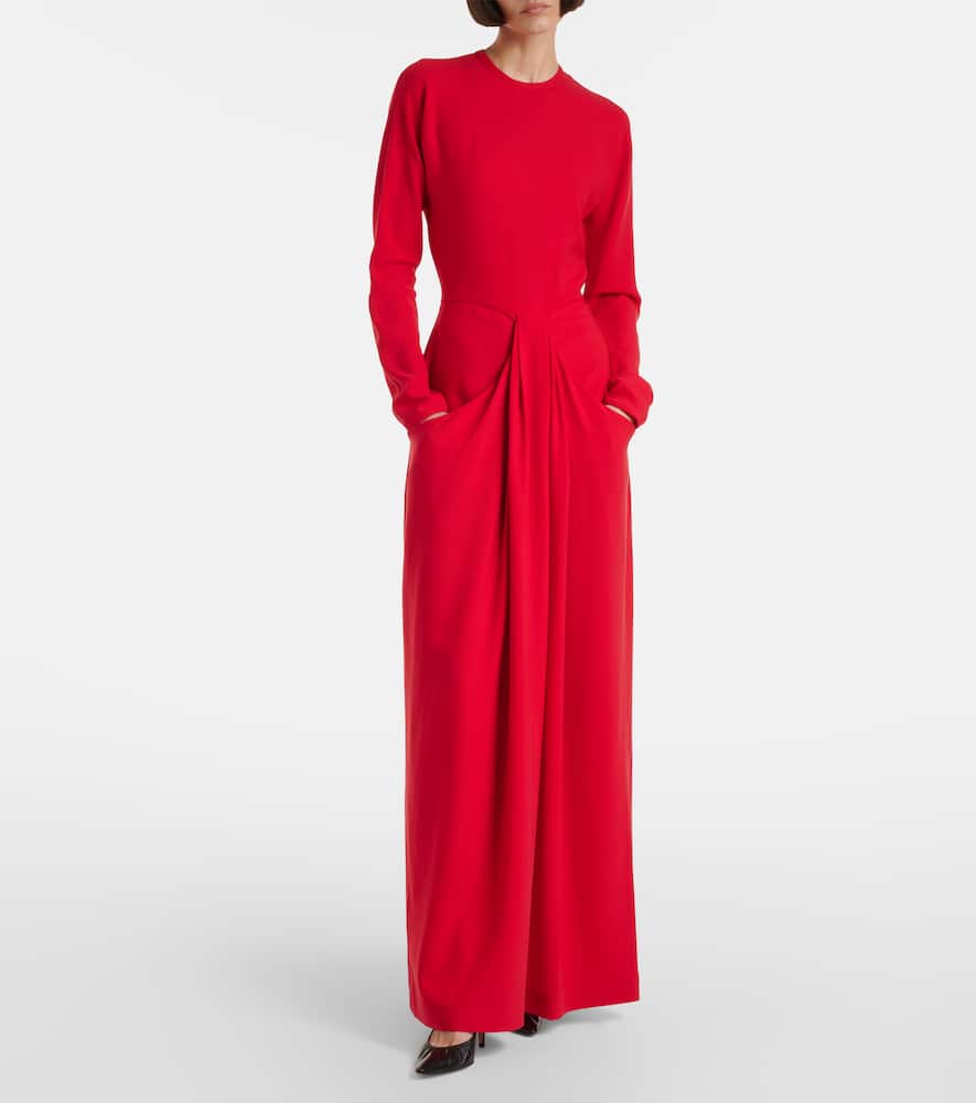Anselm draped jersey maxi dress