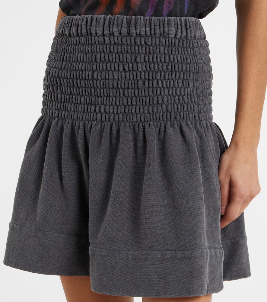 Pacifica high-rise cotton miniskirt