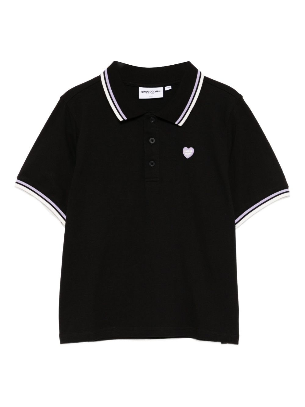 Logo-embroidered polo shirt - White