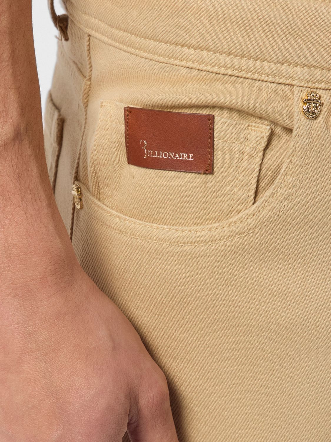 Jeans Men color Beige