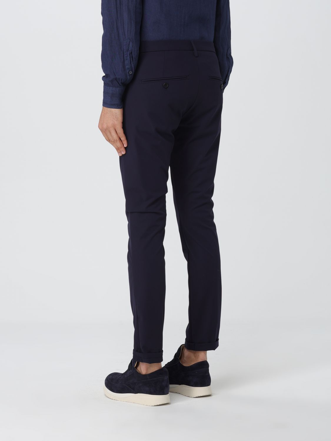 Pants Men color Blue