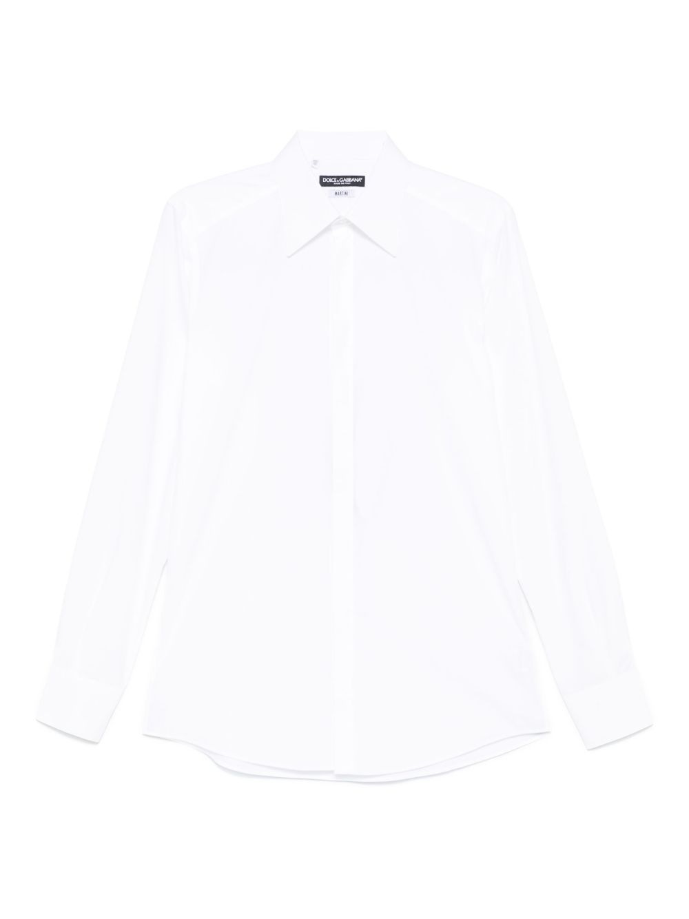 Cotton poplin shirt - White
