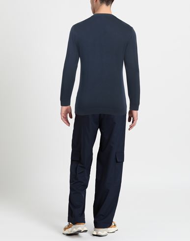 Man Sweater Midnight blue Size M Cotton