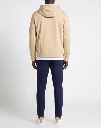Man Sweatshirt Sand Size M Cotton, Elastane