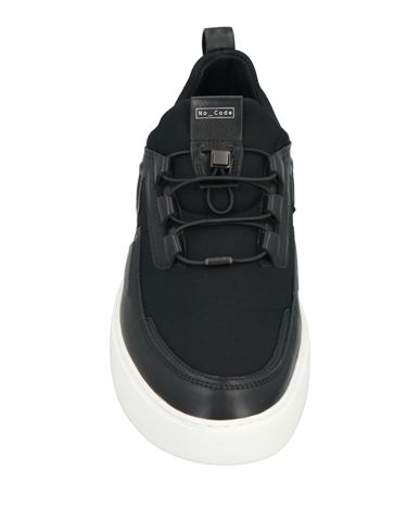 Tod's No_code Man Sneakers Black Size 11 Soft Leather, Textile fibers
