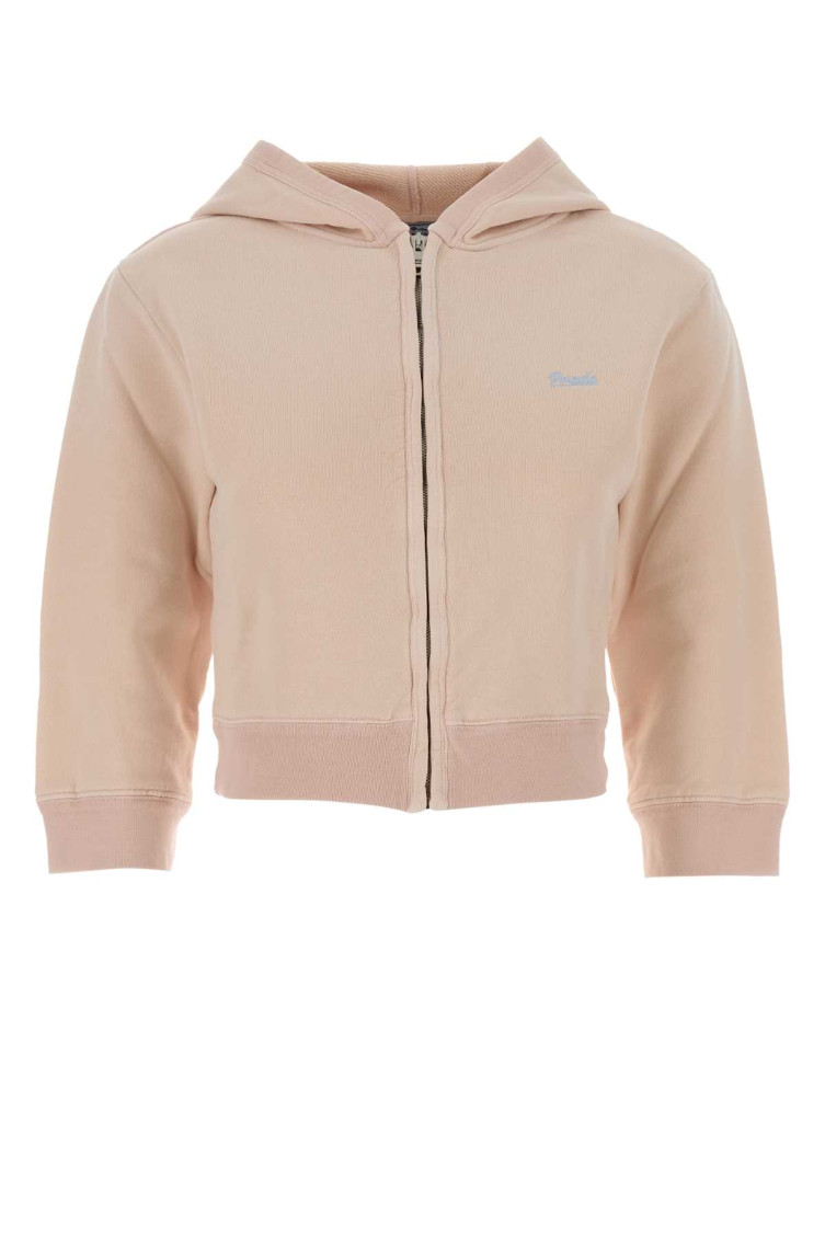 Prada - cotton hooded sweatshirt ribbed cuffs he