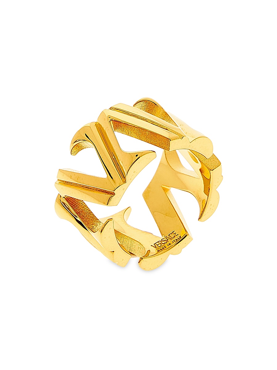 Women's V Goldtone Ring - Gold