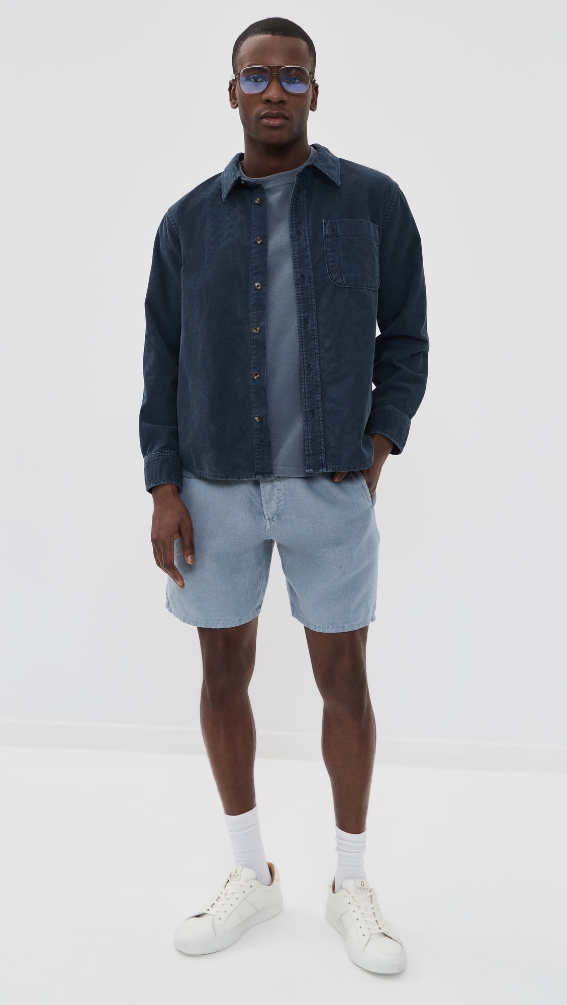Drawstring Deck Shorts 7.5 Stone Blue