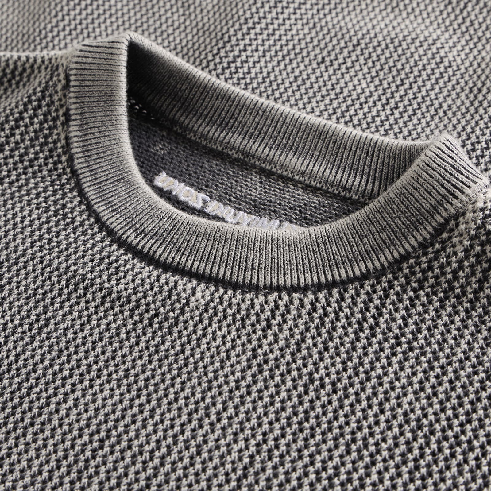 Men's Presented by END. Pigment Dyed Loose Gauge Long Sleeve Pigment Grey