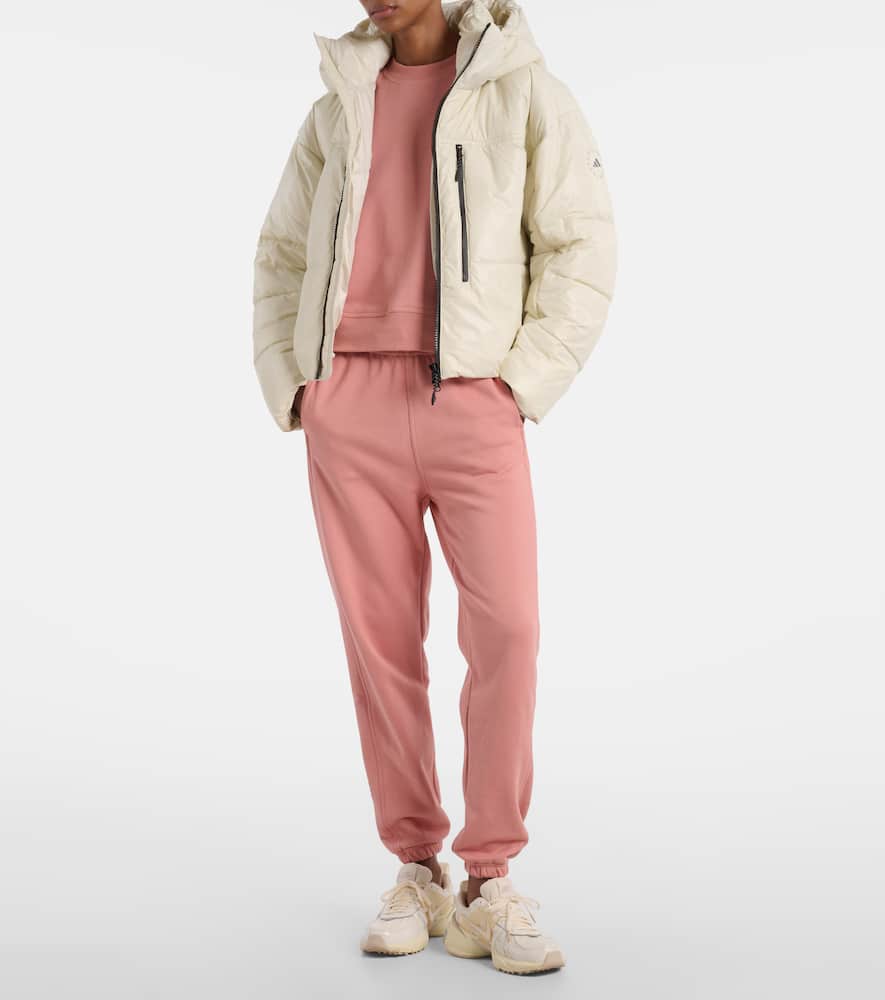 Hooded cropped jacket