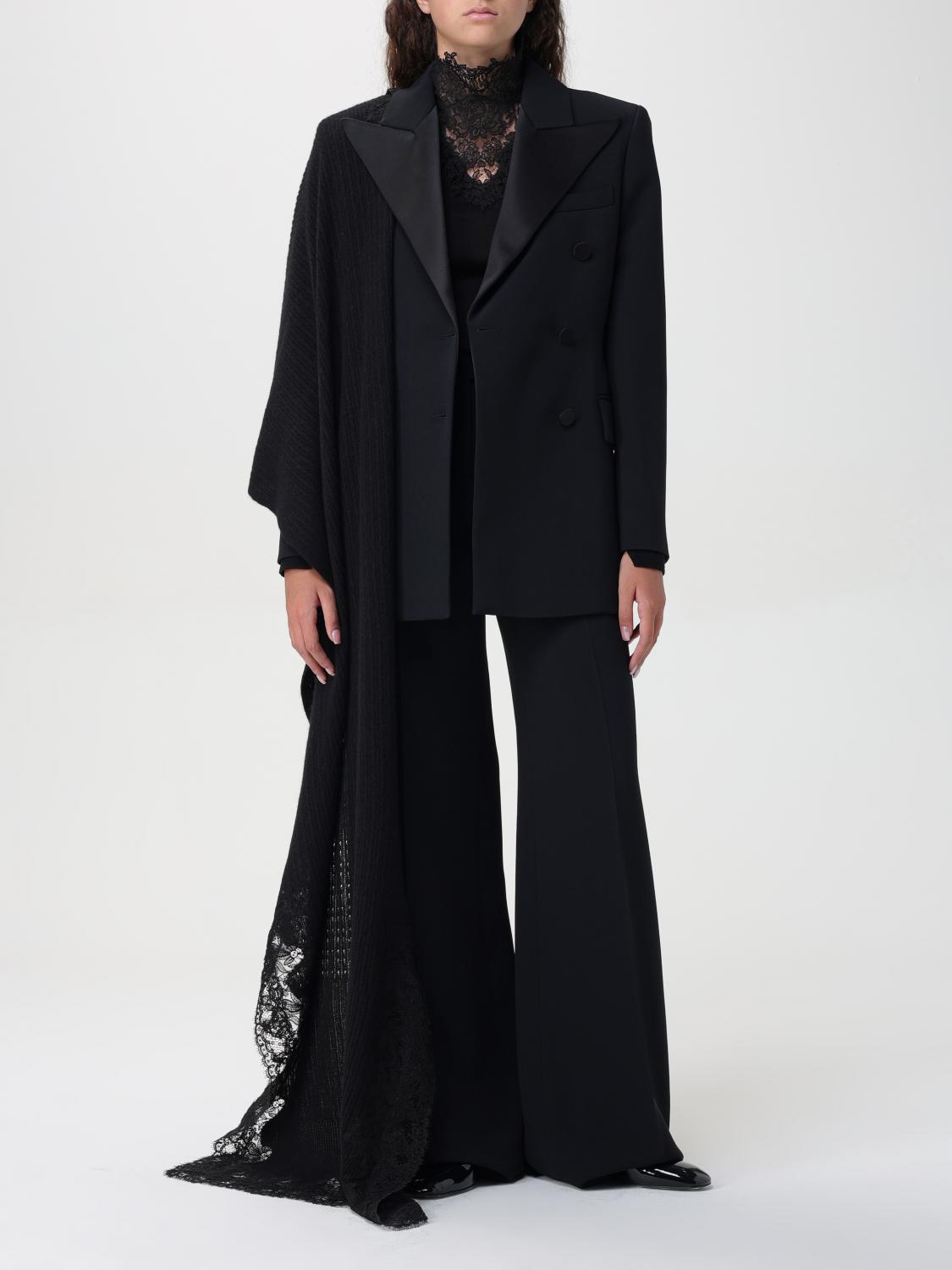 Wide-leg tailored trousers - Black
