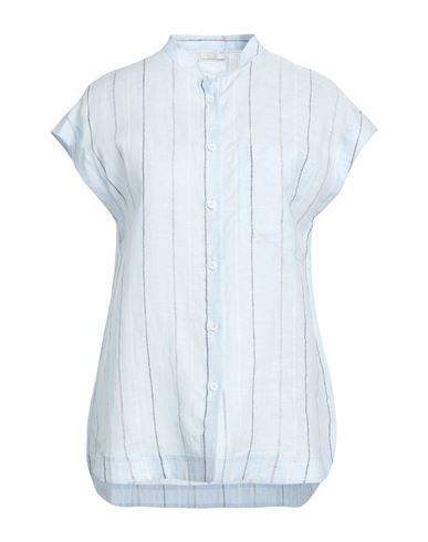 Woman Shirt Sky blue Size 2 Linen