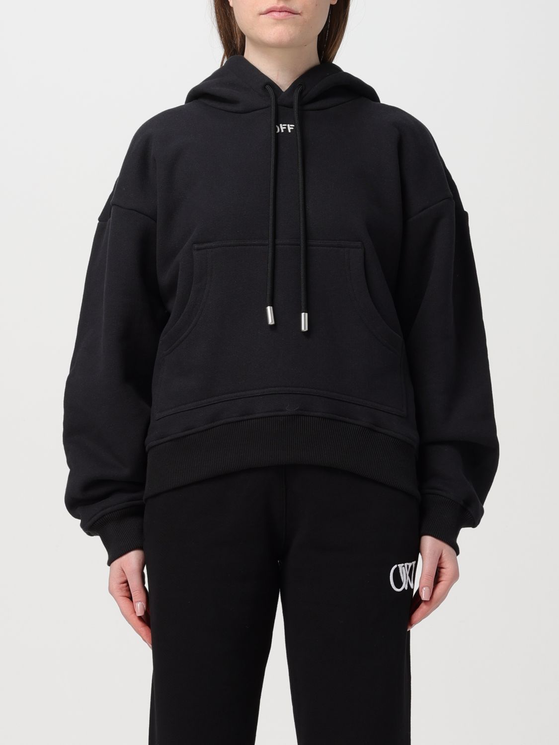 Sweatshirt Woman color Black