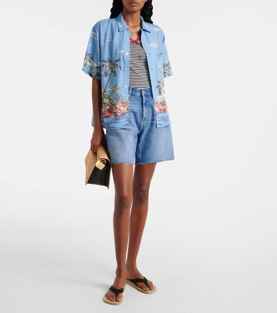 AG Jeans Ex-Boyfriend denim Bermuda shorts