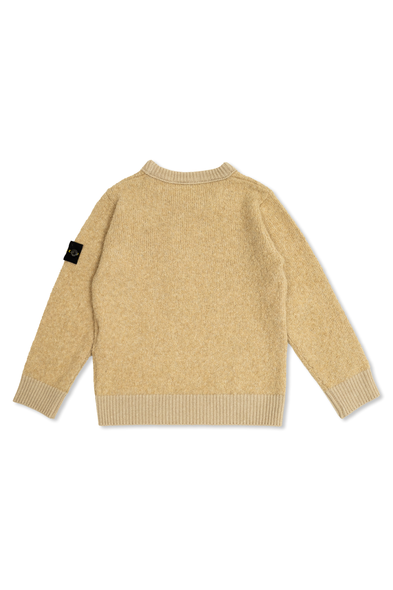 Sweater With Logo, Unisex, Beige