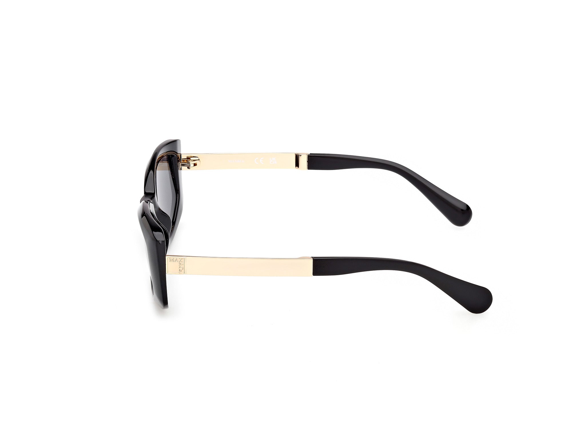 MAX&Co Mujer MAX&Co MO0144 01A Gafas de sol Inyectado Negro Fumar Cuadrada Norma