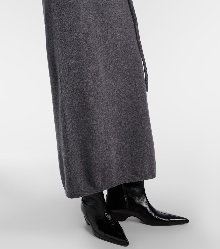 Tilde belted cashmere maxi dress