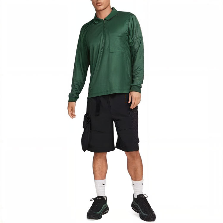 Sportswear Tech Pack Men's Dri-FIT 1/2-Zip Long-Sleeve Top 'Green'