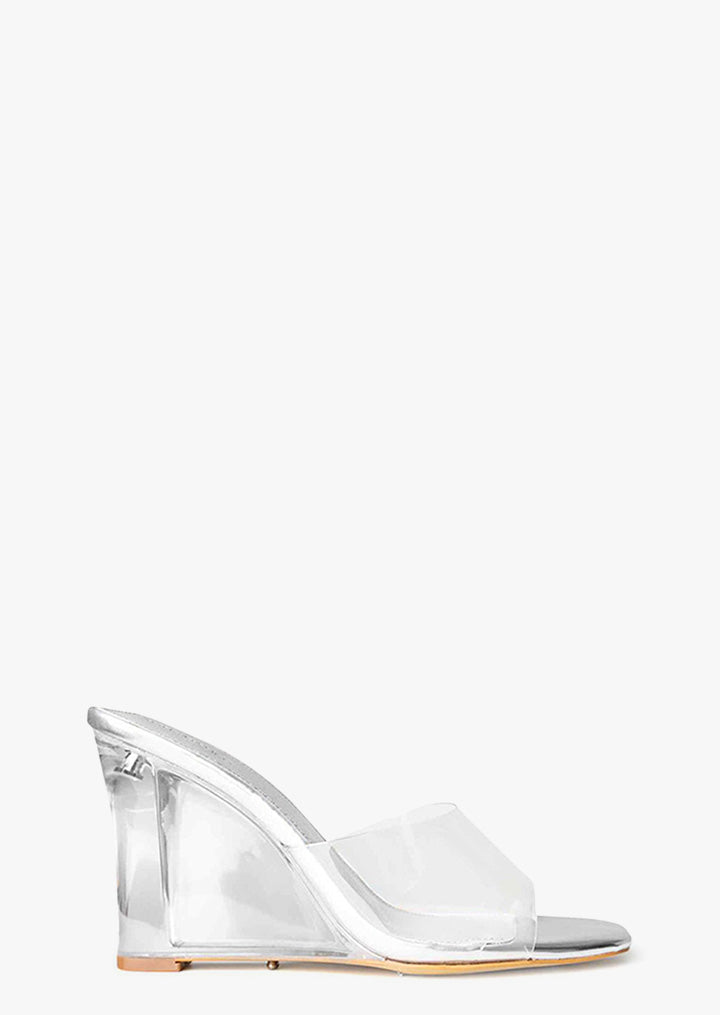 Alessi Clear Vinylite/Silver Wedges
