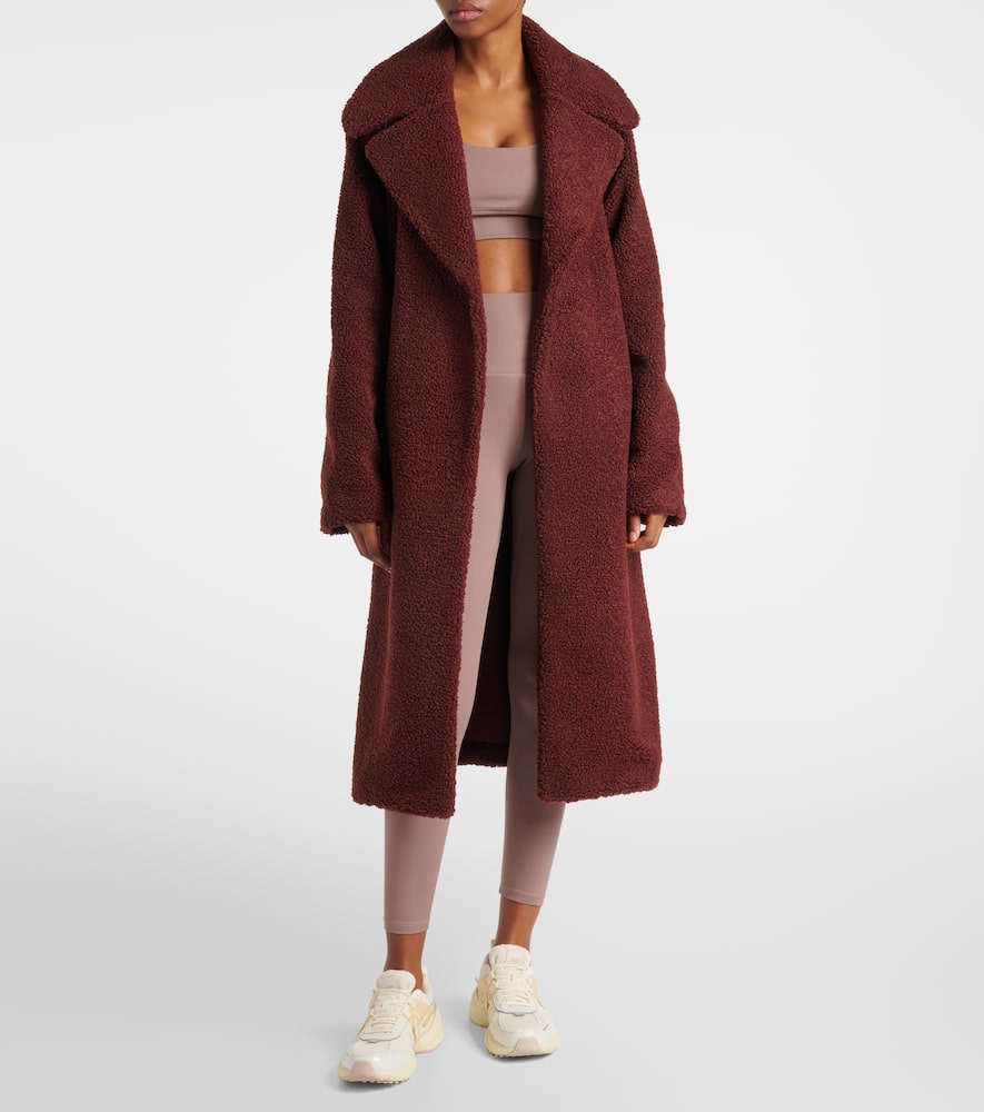 Vermont faux shearling wrap coat