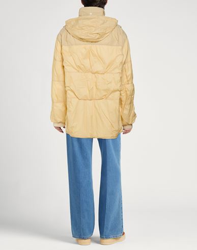 Man Jacket Pastel yellow Size 38 Polyamide, Polyurethane