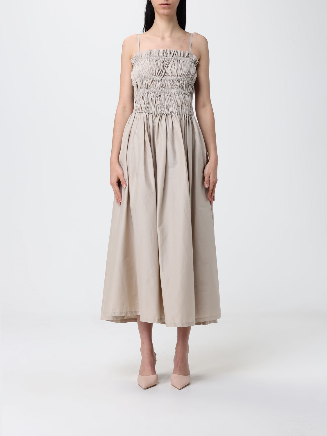 Dress Woman color Beige
