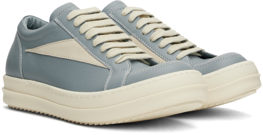 Rick Owens Blue Porterville Vintage Sneakers