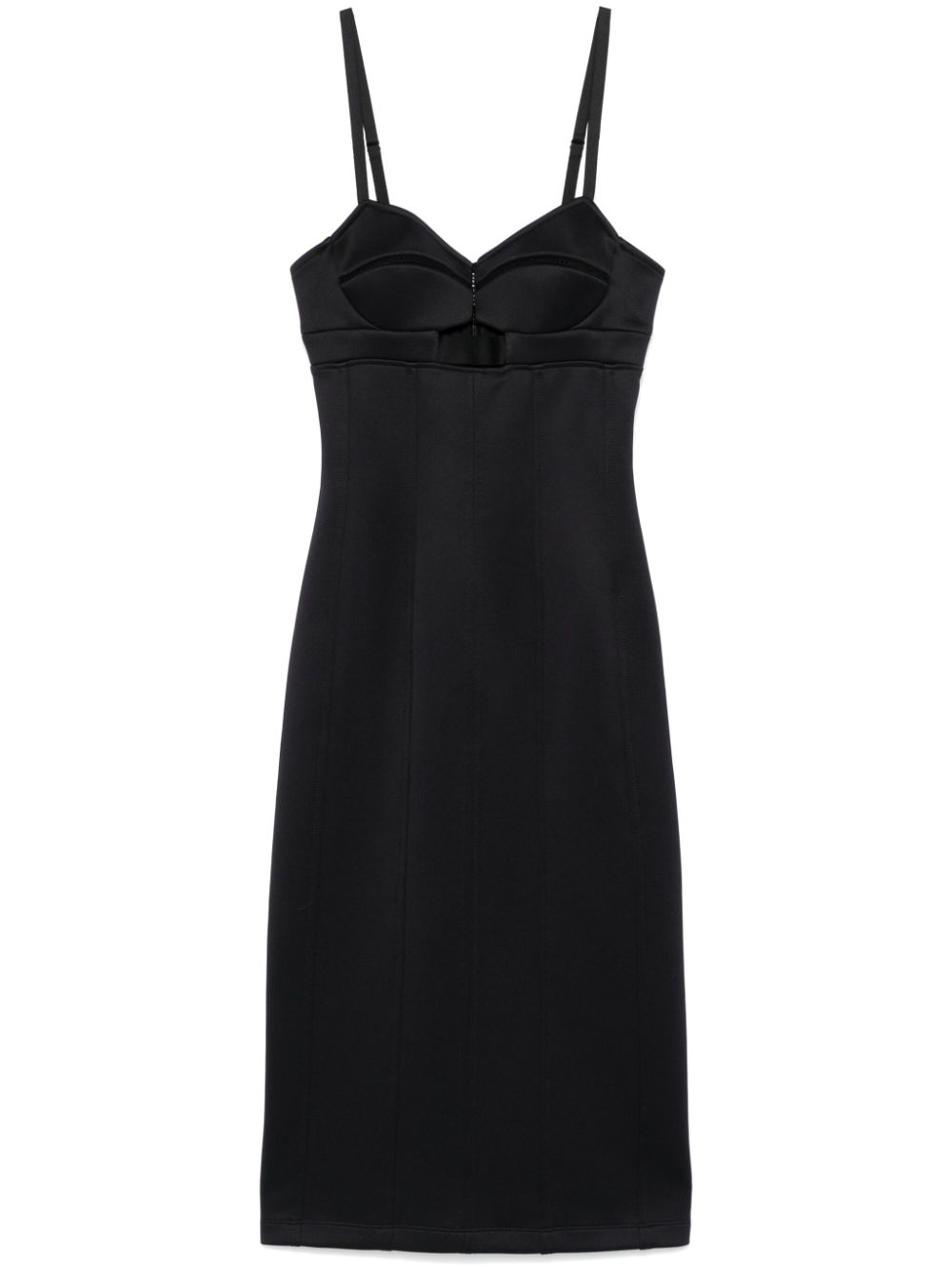 Bodycon midi dress - Black