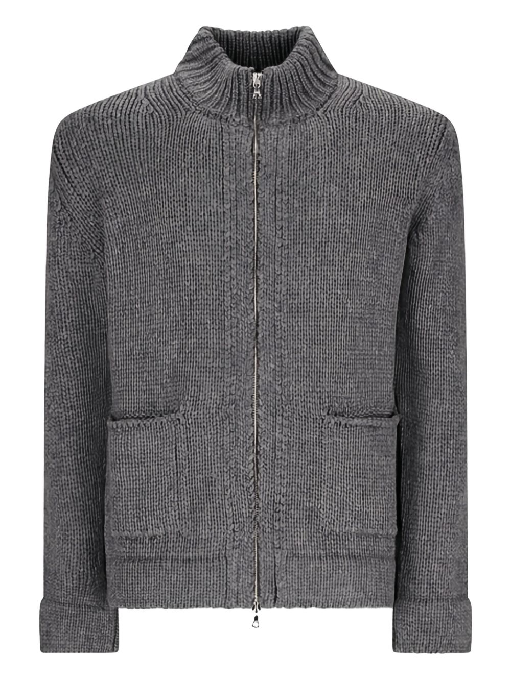 Zip-up cardigan - Grey