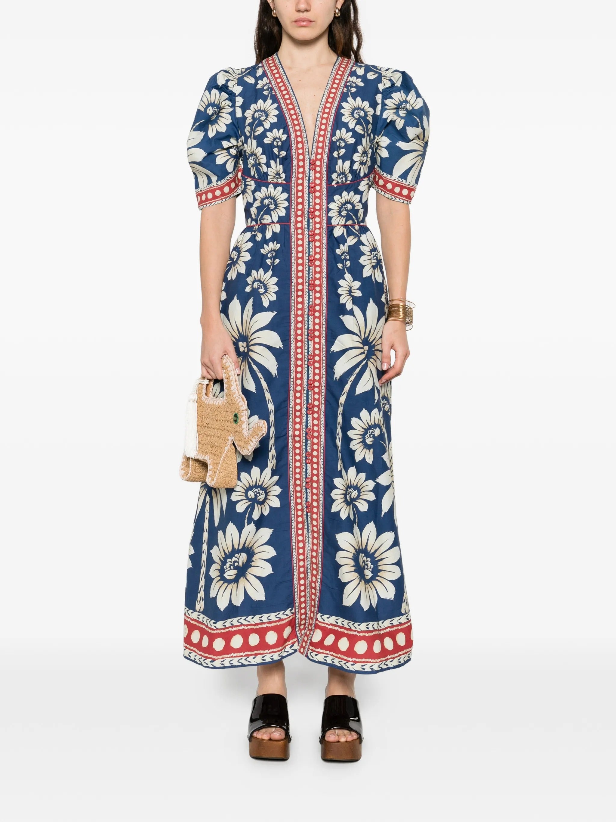 Farm Rio Luna Blue Maxi Dre
