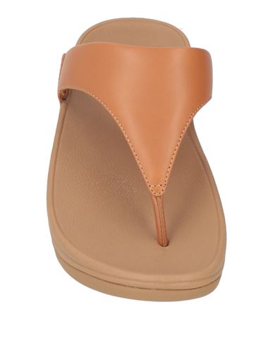 Woman Thong sandal Brown Size 8 Leather