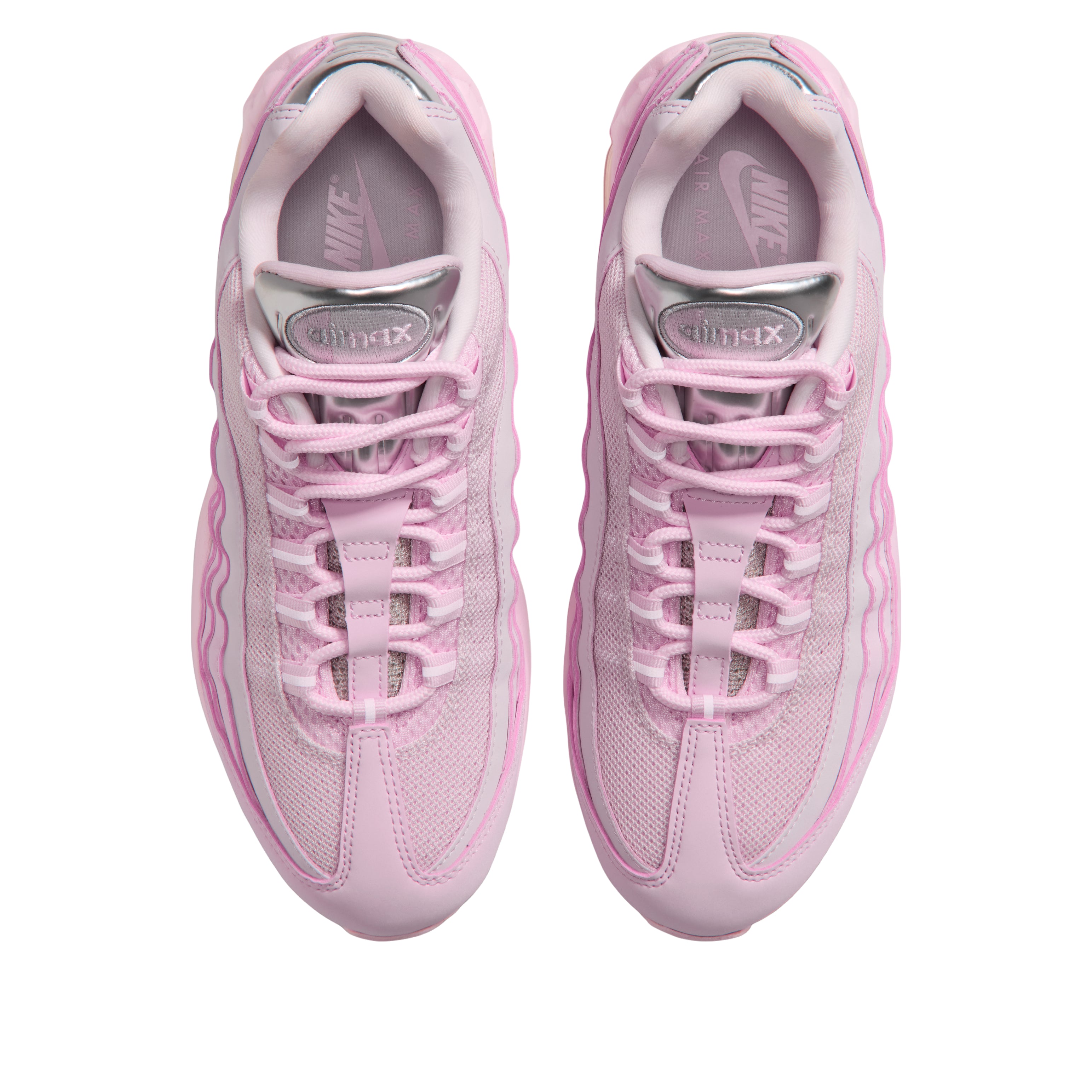 (WMNS) Air Max 95 Big Bubble Chrome 'Pink Foam Pearl Pink'