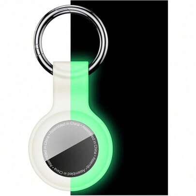 4 Pack Available For AirTag Holder Compatible With Air Tag Case Keychain Silicone For AirTags Key Ring Tags Chain For Apple For GPS Item Finder