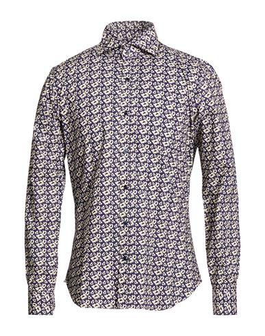 Man Shirt Navy Size 15 ½ Cotton