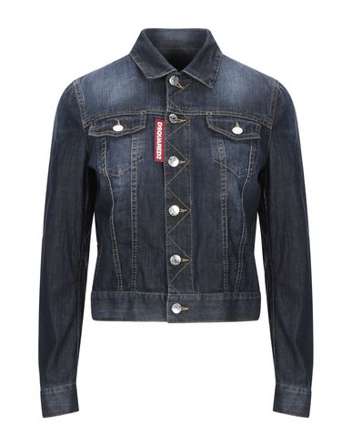 Woman Denim outerwear Blue Size 4 Cotton, Elastane