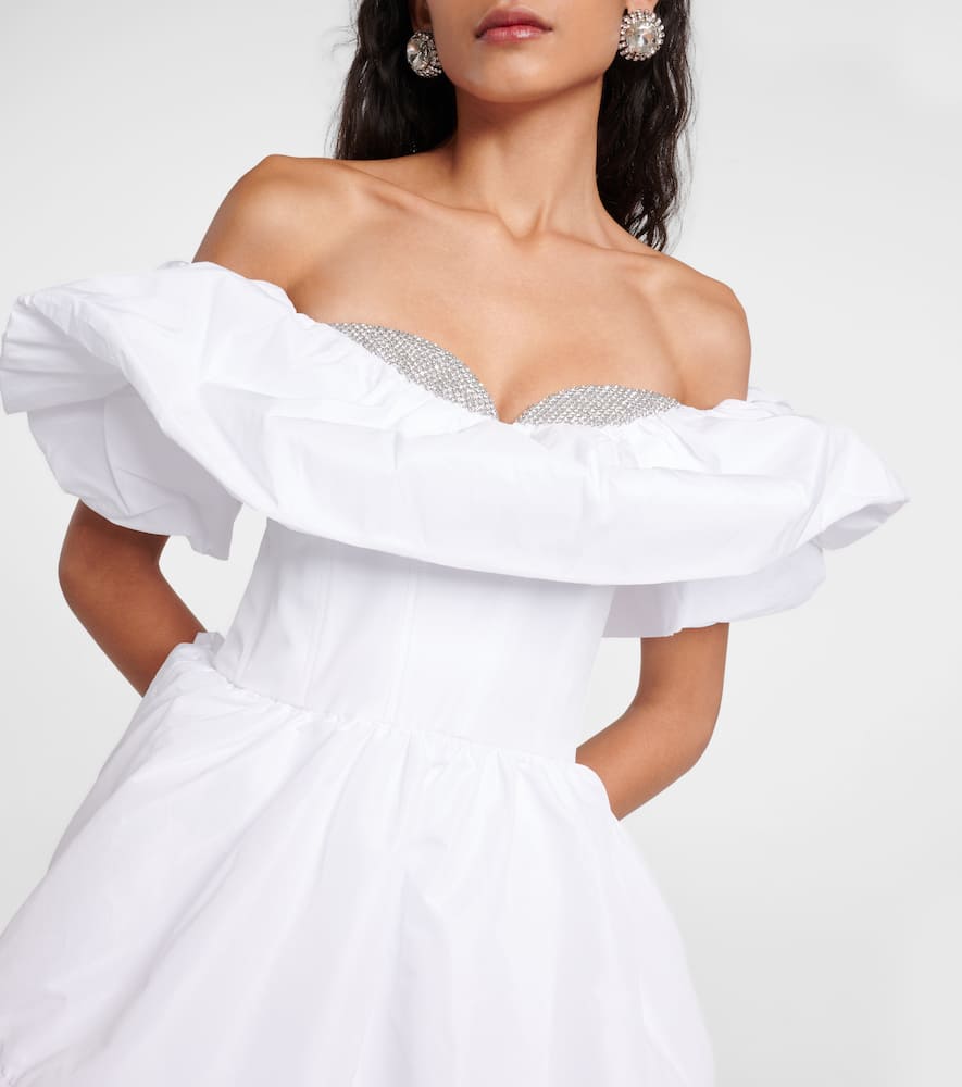 Rebecca Vallance Bridal Mallory off-shoulder minidress