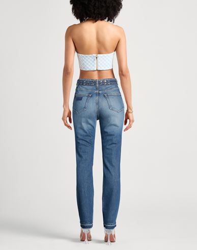 Woman Jeans Blue Size 28 Organic cotton, Viscose, Elastane