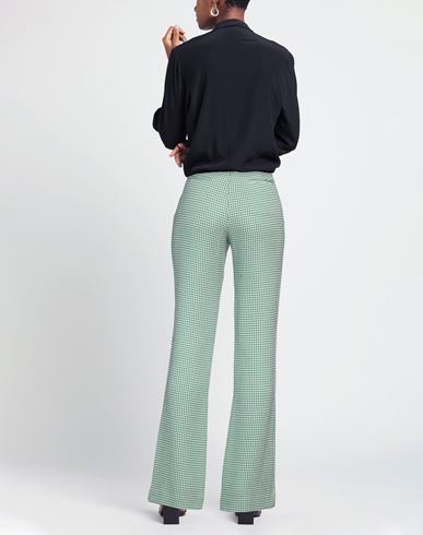 Woman Pants Green Size S Polyester, Viscose, Elastane