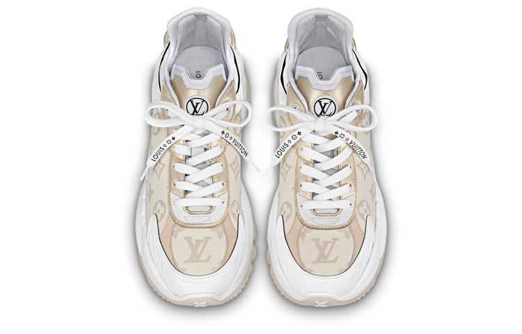 (WMNS) Run 55 Sneakers 'Beige Monogram White'