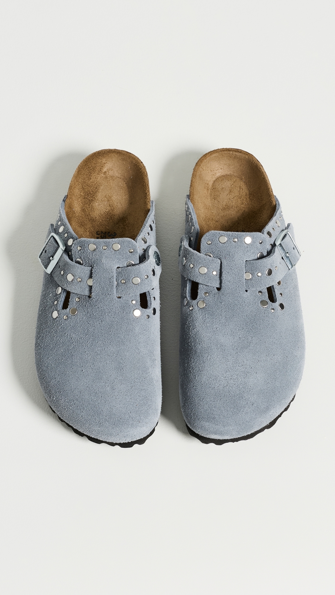 Boston Rivets Clogs Stone Blue