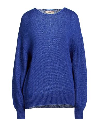 Woman Sweater Blue Size 6 Acrylic, Polyamide, Mohair wool
