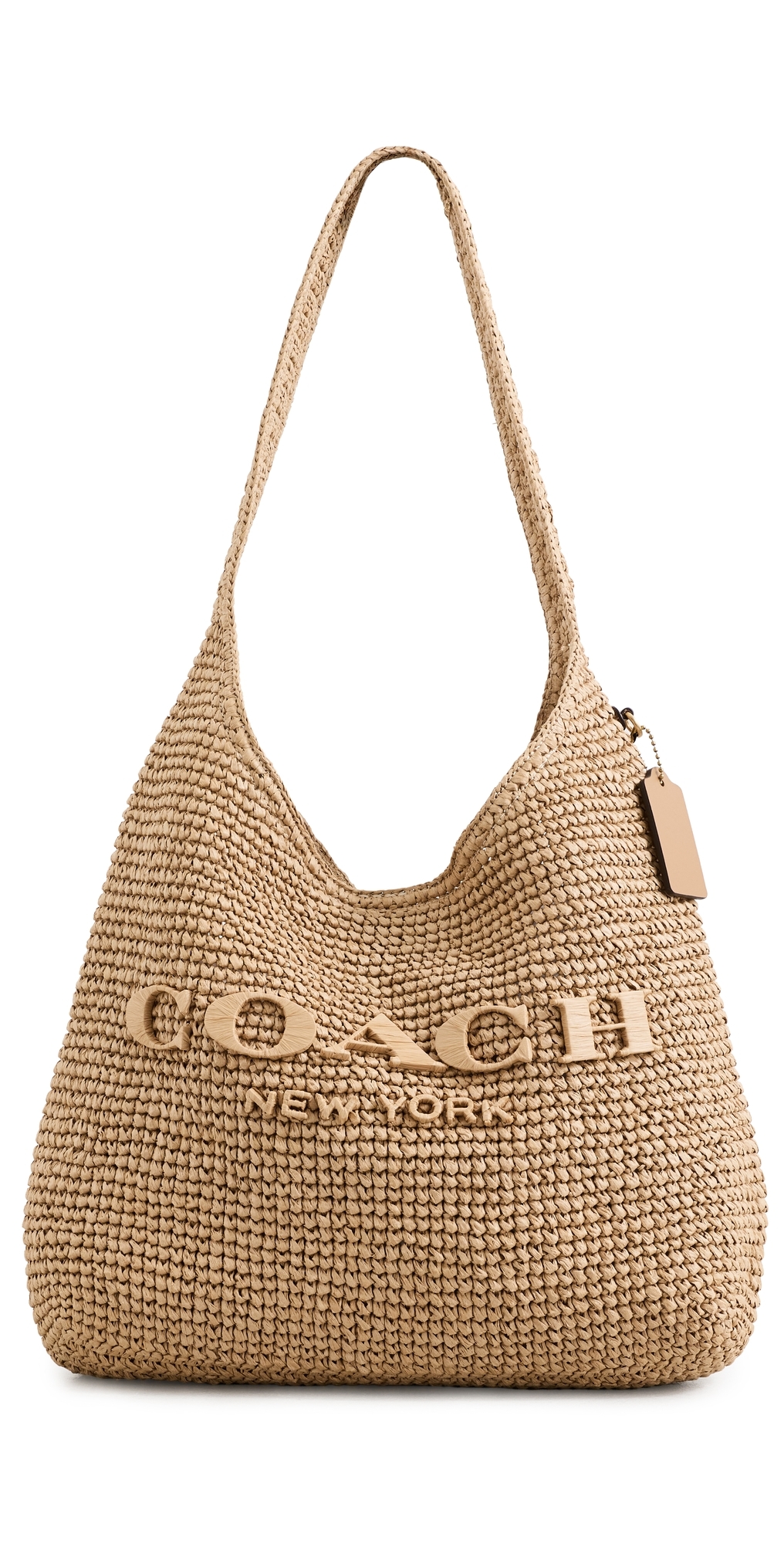 Brooklyn Raffia Shoulder Bag B4/NATURAL One Size