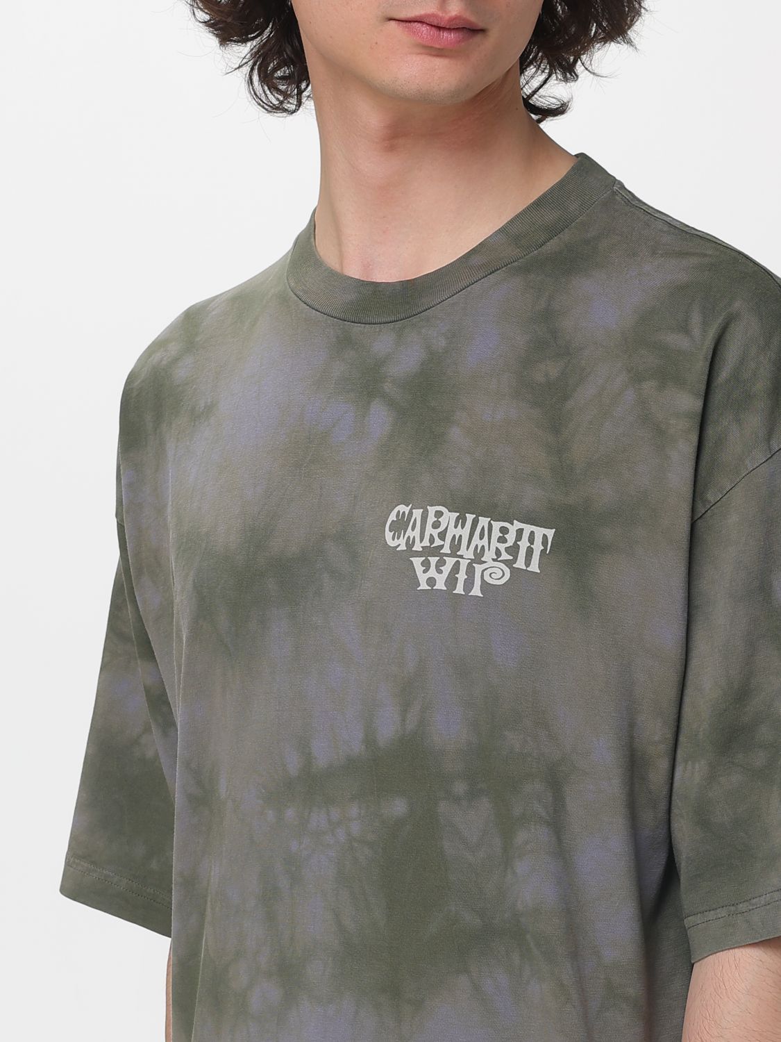 T-Shirt Men color Green